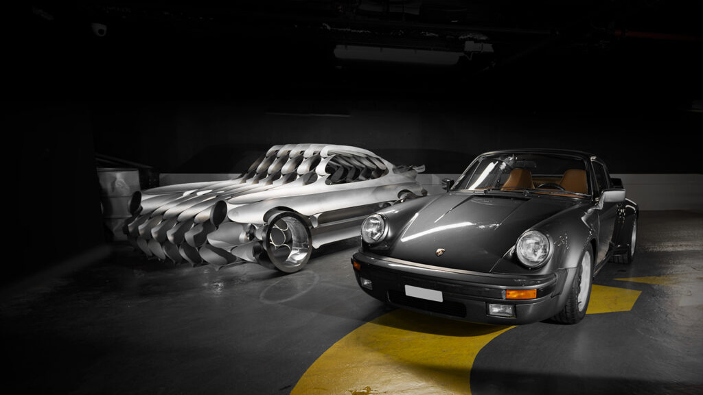 930 turbo and sculpture